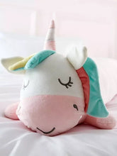Load image into Gallery viewer, CATHERINE LANSFIELD <BR>
Unicorn Bolster Cushion <BR>
Pale Pink <BR>