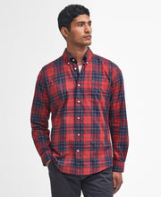 Load image into Gallery viewer, BARBOUR <BR>Men's Wetherham Tartan long Sleeved Shirt <BR>Midnight, Red, Tartan, River<BR>