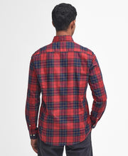 Load image into Gallery viewer, BARBOUR <BR>Men's Wetherham Tartan long Sleeved Shirt <BR>Midnight, Red, Tartan, River<BR>