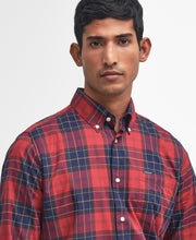 Load image into Gallery viewer, BARBOUR <BR>Men's Wetherham Tartan long Sleeved Shirt <BR>Midnight, Red, Tartan, River<BR>