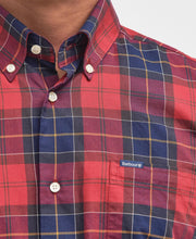 Load image into Gallery viewer, BARBOUR <BR>Men's Wetherham Tartan long Sleeved Shirt <BR>Midnight, Red, Tartan, River<BR>