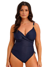 Load image into Gallery viewer, FANTASIE <BR>
Azores, Plunge Swimsuit <BR>
Midnight <BR>