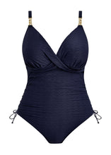 Load image into Gallery viewer, FANTASIE <BR>
Azores, Plunge Swimsuit <BR>
Midnight <BR>