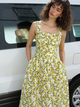 Load image into Gallery viewer, FRENCH CONNECTION <BR>
Barletta Ruched Midi Dress <BR>
Citrus <BR>