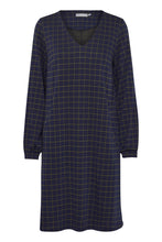 Load image into Gallery viewer, FRANSA<BR>
Blenda Dress<BR>
Navy/Green<BR>