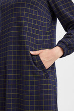 Load image into Gallery viewer, FRANSA<BR>
Blenda Dress<BR>
Navy/Green<BR>