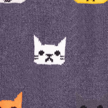 Load image into Gallery viewer, SWOLE PANDA <BR>
Men's Cats Socks<BR>
Grey & Yellow