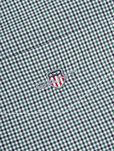 Load image into Gallery viewer, GANT <br>
Classic poplin micro check shirt <br>
Clear sky (427), Forest green (338) <br>