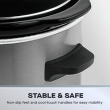 Load image into Gallery viewer, DAEWOO <BR>
1.5L Slow Cooker <BR>
Stainless Steel <BR>