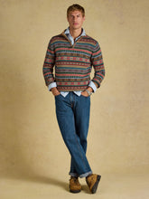 Load image into Gallery viewer, JOULES <BR>
Wool Rich Fair Isle Quarter Zip Jumper <BR>
Multi <BR>