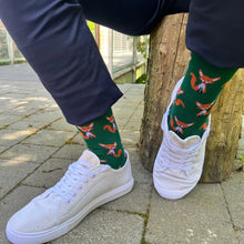 Load image into Gallery viewer, SWOLE PANDA <BR>
Mr. Fox Socks<BR>
Available in Green Colour
