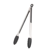 Load image into Gallery viewer, FUSION <BR>
Stainless Steel Tongs with Silicone Tips <BR>