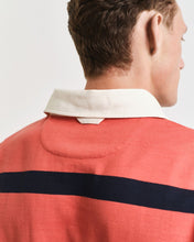 Load image into Gallery viewer, GANT <BR>
Yarn-Dyed Striped Heavy Rugger <BR>
Brick & Black stripe <BR>