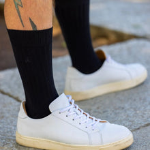 Load image into Gallery viewer, SWOLE PANDA <br>
Mens bamboo sock <br>
Jet Black <br>
UK 7-11