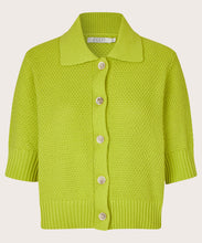 Load image into Gallery viewer, MASAI <BR>
Liva Buttoned Cardigan <BR>
Chartreuse <BR>