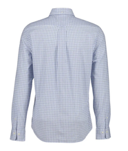 Load image into Gallery viewer, GANT <br>
Classic poplin micro check shirt <br>
Clear sky (427), Forest green (338) <br>