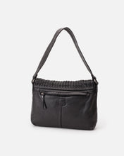 Load image into Gallery viewer, BIBA <BR>
Moab, Leather shoulder bag <BR>
Black <BR>