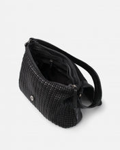 Load image into Gallery viewer, BIBA <BR>
Moab, Leather shoulder bag <BR>
Black <BR>