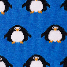 Load image into Gallery viewer, SWOLE PANDA <BR>
Mens bamboo sock <BR>
Penguins <BR>
UK 7-11 <BR>