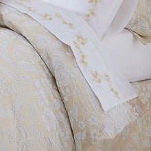 Load image into Gallery viewer, SANDERSON <BR>
Pyramus Jacquard Duvet Cover set <BR>
Natural & Gold available <BR>
