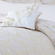 Load image into Gallery viewer, SANDERSON <BR>
Pyramus Jacquard Duvet Cover set <BR>
Natural & Gold available <BR>