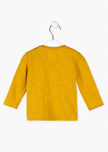 LOSAN <BR>
Baby Long Sleeved T-Shirt <BR>
Mustard <BR>