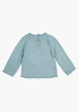 Load image into Gallery viewer, LOSAN &lt;BR&gt;
Baby Unicorm knited sweater &lt;BR&gt;
Jade &lt;BR&gt;
