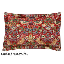 Load image into Gallery viewer, WILLIAM MORRIS &lt;BR&gt;
Strawberry Thief Oxford Pillowcase &lt;BR&gt;
