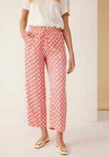 Load image into Gallery viewer, MORE &amp; MORE &lt;BR&gt;
Print trousers &lt;BR&gt;
Peach &lt;BR&gt;

