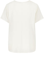 Load image into Gallery viewer, GERRY WEBER <BR>
V Neck Top <BR>
White <BR>