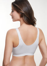 Load image into Gallery viewer, ROYCE <BR>
Comfibra Front Opening Bra <BR>
White <BR>