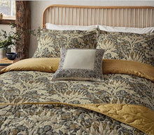 Load image into Gallery viewer, WILLIAM MORRIS <BR>
Artichoke Duvet Cover Set <BR>
Charcoal <BR>