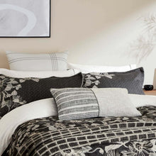 Load image into Gallery viewer, BEDECK OF BELFAST <BR>
Faiza Duvet Cover & Pillowcases <BR>
Charcoal <BR>