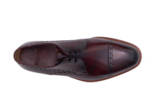 Load image into Gallery viewer, BARKER <BR>
Wye - Hand Brushed Leather Lace Shoe <BR>
Burgundy <BR>