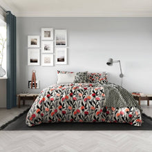 Load image into Gallery viewer, HELENA SPRINGFIELD <BR>
Ava Duvet Cover sets <BR>
Stone, Grey & Coral <BR>