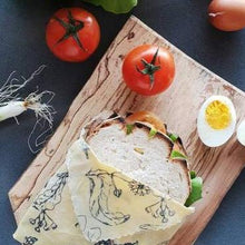 Load image into Gallery viewer, Millbee <BR>
Beeswax Lunch Wrap x3 <BR>