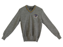 Load image into Gallery viewer, THE MARIST COLLEGE &lt;BR&gt;
Acrylic Jumper &lt;BR&gt;
Grey with crest &lt;BR&gt;
