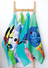 Load image into Gallery viewer, PETER CROMER <BR>
Budgerigar Tea Towel <BR>