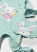 Load image into Gallery viewer, MAYORAL <VR>
Long romper with bib newborn <BR>
Aqua <BR>
