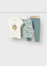 Load image into Gallery viewer, MAYORAL <BR>
3-piece leggings set baby girl with jacket <BR>
Mint <BR>
