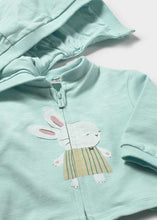 Load image into Gallery viewer, MAYORAL <BR>
Baby Girl 3 pce tracksuit with hood <BR>
Anise <BR>
