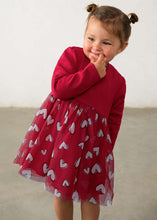 Load image into Gallery viewer, MAYORAL <BR>
Baby tulle mix-and-match dress <BR>
Red <BR>
