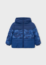Load image into Gallery viewer, MAYORAL <BR.
Boys' mixed-fabric jacket <BR>
Blue <BR>
