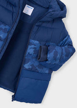 Load image into Gallery viewer, MAYORAL <BR.
Boys' mixed-fabric jacket <BR>
Blue <BR>
