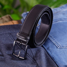 Load image into Gallery viewer, OXFORD LEATHERCRAFT &lt;BR&gt;
35mm Genuine Striched Leather Belt &lt;BR&gt;
Black, Tan, Brown or Burgundy &lt;BR&gt;
