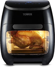Load image into Gallery viewer, TOWER &lt;BR&gt;
10-in-1 Digital Air Fryer Oven &lt;BR&gt;
Black &lt;BR&gt;
