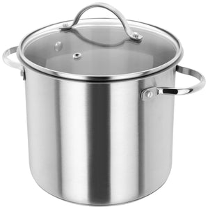 JUDGE ESSENTIALS <BR>
20cm Glass Lid Stock Pot 5 litre <BR>