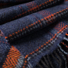 Load image into Gallery viewer, JOHN HANLY <BR>
Merino Cashmere Scarf <BR>
Denim Orange Mix <BR>
