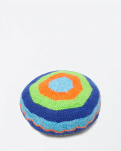 SURKANA <BR>
Zigzag stripe knitted beret <BR>
Multi <BR>