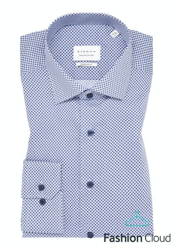 ETERNA <BR>
Mens Formal Shirt <BR>
Blue <BR>